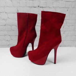🆕Leila Stone Mercy Platform Heels | Burgundy